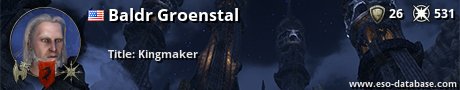 Signatur von Baldr Groenstal