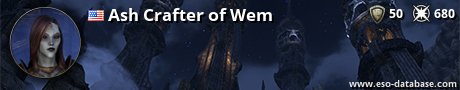 Signatur von Ash Crafter of Wem
