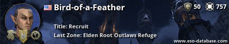 Signatur von Bird-of-a-Feather