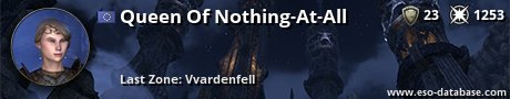 Signatur von Queen Of Nothing-At-All