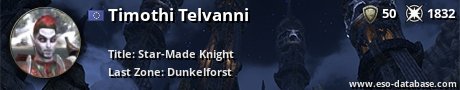 Signatur von Timothi Telvanni