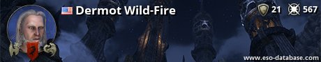 Signatur von Dermot Wild-Fire