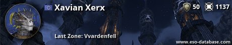 Signatur von Xavian Xerx