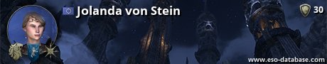Signatur von Jolanda von Stein