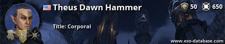 Signatur von Theus Dawn Hammer