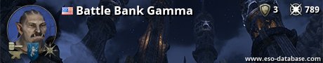 Signatur von Battle Bank Gamma