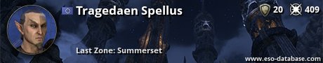 Signatur von Tragedaen Spellus