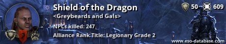Signatur von Shield of the Dragon