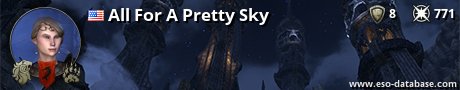 Signatur von All For A Pretty Sky