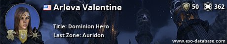 Signatur von Arleva Valentine