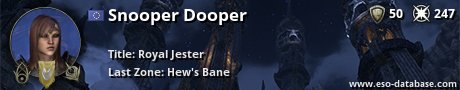 Signatur von Snooper Dooper