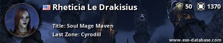 Signatur von Rheticia Le Drakisius