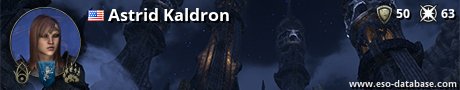 Signatur von Astrid Kaldron