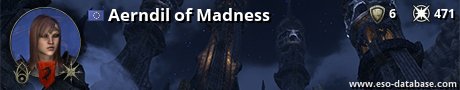 Signatur von Aerndil of Madness