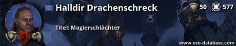 Signatur von Halldir Drachenschreck