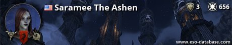 Signatur von Saramee The Ashen