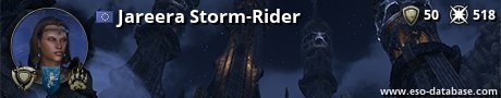 Signatur von Jareera Storm-Rider
