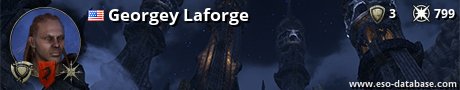 Signatur von Georgey Laforge