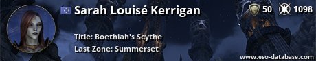 Signatur von Sarah Louisé Kerrigan