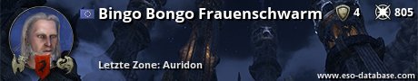 Signatur von Bingo Bongo Frauenschwarm