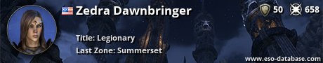 Signatur von Zedra Dawnbringer