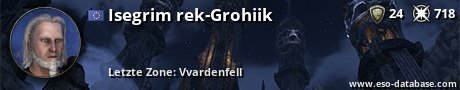 Signatur von Isegrim rek-Grohiik