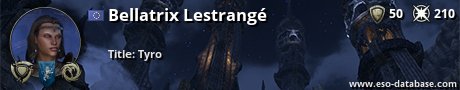 Signatur von Bellatrix Lestrangé