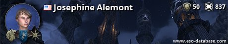 Signatur von Josephine Alemont