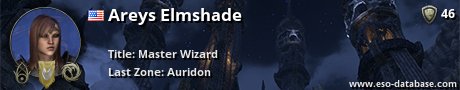 Signatur von Areys Elmshade