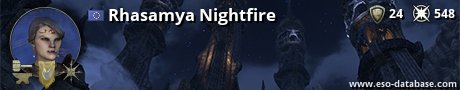 Signatur von Rhasamya Nightfire