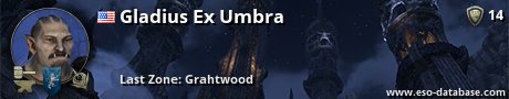 Signatur von Gladius Ex Umbra