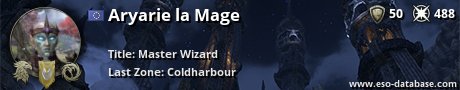 Signatur von Aryarie la Mage