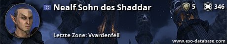 Signatur von Nealf Sohn des Shaddar