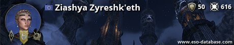 Signatur von Ziashya Zyreshk'eth