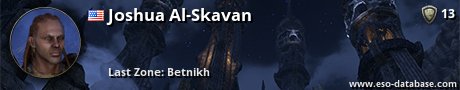Signatur von Joshua Al-Skavan