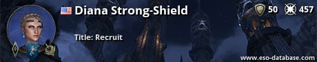 Signatur von Diana Strong-Shield