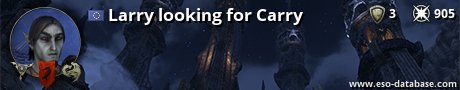Signatur von Larry looking for Carry
