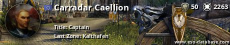 Signatur von Carradar Caellion