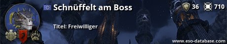 Signatur von Schnüffelt am Boss