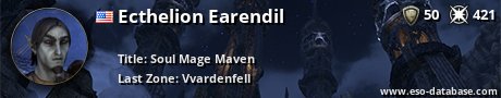 Signatur von Ecthelion Earendil