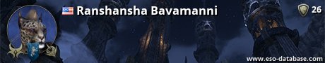 Signatur von Ranshansha Bavamanni