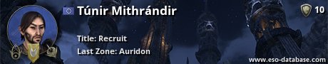 Signatur von Túnir Mithrándir