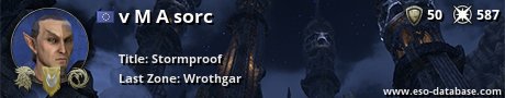 Signatur von v M A sorc