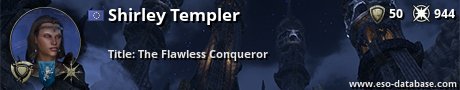 Signatur von Shirley Templer