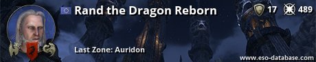 Signatur von Rand the Dragon Reborn