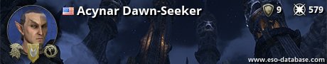 Signatur von Acynar Dawn-Seeker