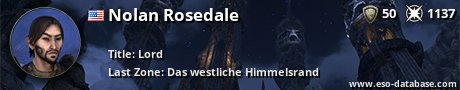 Signatur von Nolan Rosedale