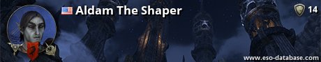 Signatur von Aldam The Shaper