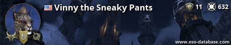 Signatur von Vinny the Sneaky Pants