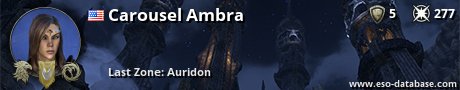 Signatur von Carousel Ambra